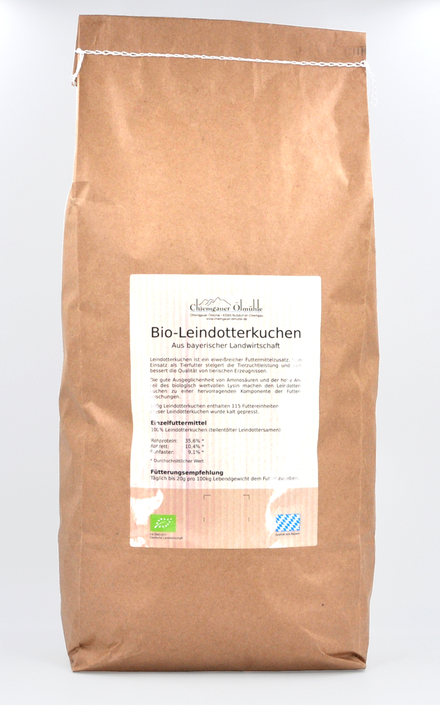 Produktbild: Bio-Leindotterkuchen 8kg - Tierfutter