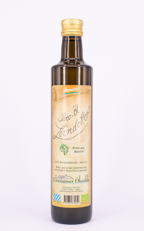 Produktbild: Bio-Leindotteröl 500ml - Demeter