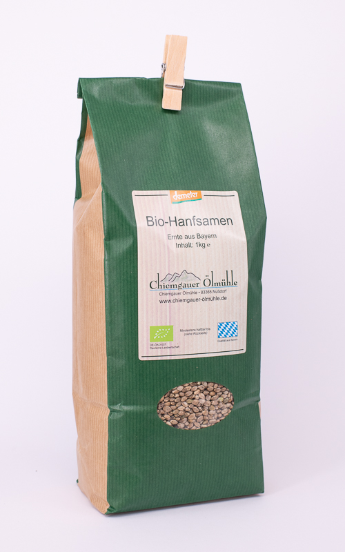 Produktbild: Bio-Hanfsamen 1kg - Demeter
