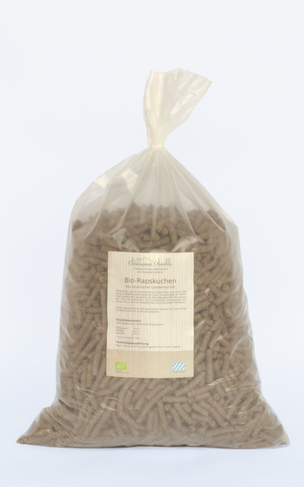 Produktbild: Bio-Rapskuchen 18kg - Tierfutter